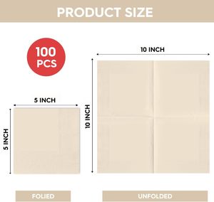 Serviettes en pulpe de bambou multifonctionnelles écologiques personnalisées OEM pour mariage - Product Image 5