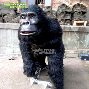 ライフサイズ高リアルなアニマトロニクス動物ゴリラ - Product Image 2