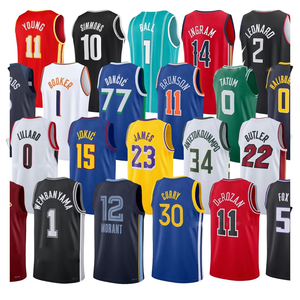قمصان كرة السلة الأمريكية لـ 30 فريقًا موسم 2025 الجديد، الأكثر مبيعًا، من مصنع صيني بجودة عالية، قمصان كرة سلة مخيطة - Product Image 1
