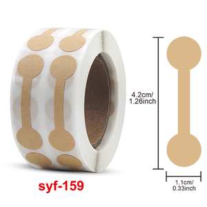 Etiquetas Adhesivas de Papel Kraft para Joyería Artesanal, Etiquetas Adhesivas Hechas a Mano para Marcos de Fotos y Velas - Product Image 3