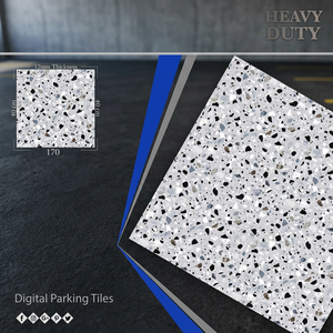 Dalles de parking en porcelaine de qualité AAA, surface pierre, 400x400mm (12mm), antidérapantes, pour extérieur - Product Image 5