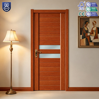 Conception élégante de porte en verre de maison pour des chambres de confort modernes