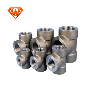 Thép không gỉ rèn ASTM bề mặt mịn phụ kiện áp lực cao SS304/SS316 <span class=keywords><strong>3000lb</strong></span> khuỷu tay TEE <span class=keywords><strong>NPT</strong></span>/BSP chủ đề - Product Image 2