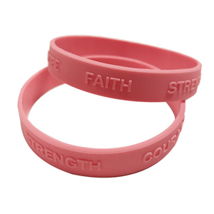 חם מכירה מכירות ספורט גומי צמיד ורוד זול מותאם אישית wristbands סיליקון wristbands - Product Image 6