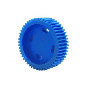 Engranaje helicoidal de plástico personalizado OEM DE FÁBRICA DE China para juguetes proporcionados engranajes de ángulo recto para cortinas con rodamiento - Product Image 1