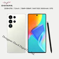Nouveau Smartphone 5G S25 Ultra 2026 Android 15 avec Stylet Intégré, 16 Go + 1 To, Écran Complet, Téléphone LTE Économique