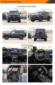 Veicolo <span class=keywords><strong>Ford</strong></span> Bronco Usato Certificato, Auto di Seconda Mano con Motore Ibrido 2.7L e Cambio Automatico a 10 Velocità per Avventure Fuoristrada - Product Image 6