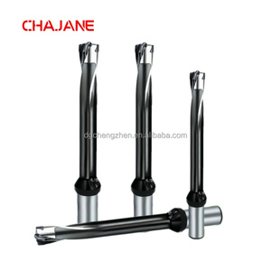 <span class=keywords><strong>Foret</strong></span> à fraiser interne à refroidissement interne CHAJANE HLD, indexable, autobloquant, 42CrMo, 5 mm, rainure droite, interchangeable, pour centre d'usinage CNC - Product Image 1