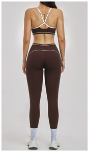 ชุดกีฬาออกกำลังกายแบบแห้งเร็ว ระบายเหงื่อได้ดี ลายเรียบ ดีไซน์โชว์หลังสวย สำหรับโยคะ วิ่งกลางแจ้ง ชุด 2 ชิ้น รุ่น 3562 - Product Image 3