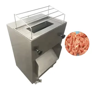 Cortador de tiras de carne fresca Máquina cortadora de carne cocida Máquina cortadora de pollo