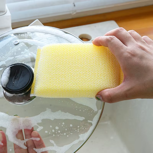 Lot de 3 éponges à vaisselle épaissies Zenidoo écologiques, blocs d'éponges haute densité, fournitures de cuisine, brosse, chiffon à vaisselle 80% - Product Image 6
