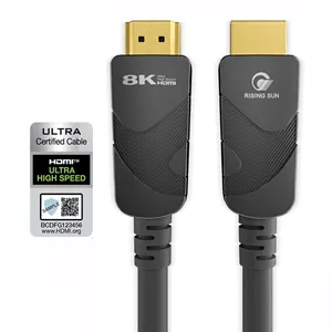 อุปกรณ์เสริมที่ใช้กันทั่วไปและชิ้นส่วนสาย HDMI 8K 2.1 3M พอร์ตชุบทอง48Gbps 8K 60HZ สาย HDMI