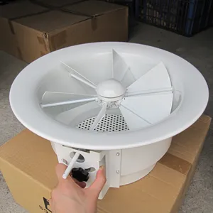 HVAC alluminio turbinio diffusore lame a soffitto rotondo swirl diffusore d'aria