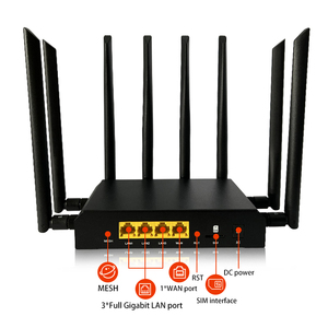 Enrutador de malla WIFI6 de calidad superior IPQ6000 Módem Gigabit 4G/5G <span class=keywords><strong>WiFi</strong></span> inalámbrico 1800Mbps Banda dual Cat12 con ranura para tarjeta SIM - Product Image 2