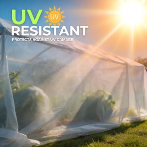 <b>Plastic</b> Sheeting 10 Ft X 25 Ft 3 Mil Clear 2 Pack Uv Resistant For Indoors And Outdoors - Product Image 4