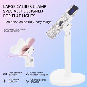 Ensemble professionnel lampe à ongles + support fixe, avec minuterie de 20 et 60 secondes, pour le nail art. - Product Image 4