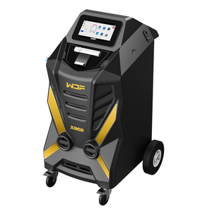 Unité de service AC entièrement automatique 2025 R134A, machine numérique de récupération et de remplissage de gaz réfrigérant pour climatisation, avec fonction de rinçage Wonderfu X868 - Product Image 4