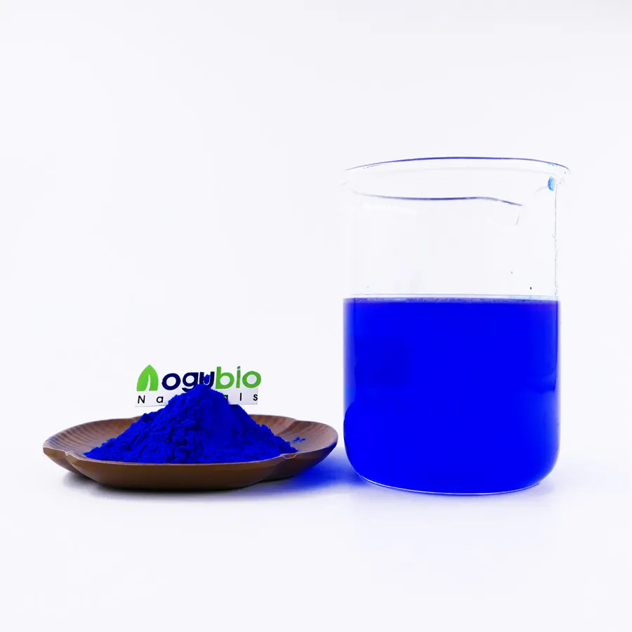 Organique Bleu Spiruline Extrait Poudre de Spiruline Bleue E18 E6 Phycocyanine