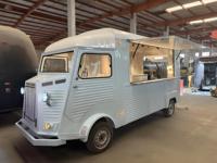 Camión de Comida Móvil Eléctrico Retro Directo de Fábrica con Freidora Eléctrica Comercial y Mostrador para Mercado Nocturno