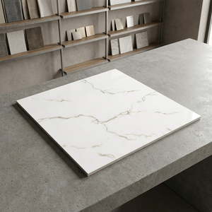 Azulejos de Porcelana Pulida Arctic Smoke de 600x600 mm, Aspecto de Mármol Gris, Acabado Brillante, para Pisos Interiores - Product Image 5