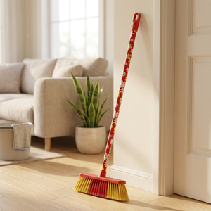 Fournitures de nettoyage en gros : Manches en bois enduites de PVC pour balais et pelles à poussière, manches en bois pour balais à plancher - Product Image 1
