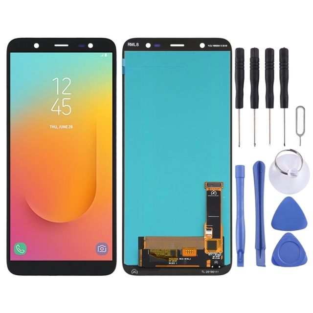 OLED LCD Touch Screen Digitizer Full Assembly for Samsung Galaxy J8 SM-J810 Compatible Models