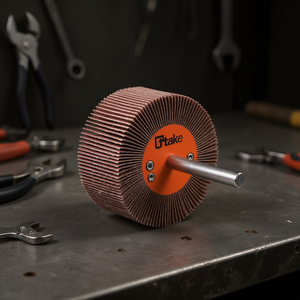 แผ่นขัดแบบวงล้อ 25x15 มม. แกน 6 มม. ความหยาบ 180 สำหรับงานเจียร - Product Image 3