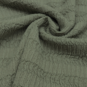 Nouveau tissu jacquard pour vêtements, matière tricotée, tissu jacquard <span class=keywords><strong>en</strong></span> polyester uni sur mesure à vendre - Product Image 4