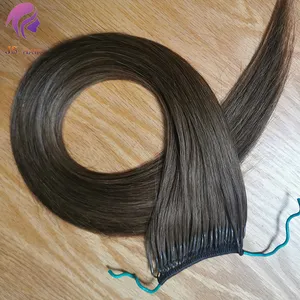 Extension de cheveux i-tip en coton pour jumeaux, extension de cheveux naturels, vente en gros, japon coréen, 6d, vente en gros