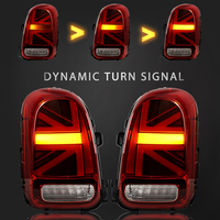 Mini Cooper 2017-2020 luces traseras LED para coche nueva lámpara trasera de giro secuencial para BMW Mini Countryman F60 12V luz trasera de voltaje