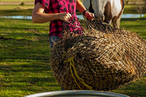 Hayvan besleme yavaş saman net 4x3 ile 1.5 100% polyester kare at besleme silaj saman balyası wrap net - Product Image 5