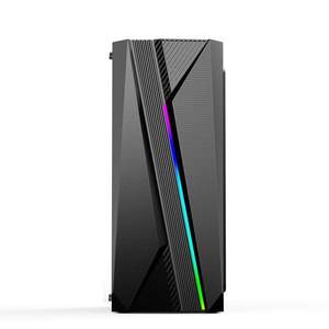 Boîtiers <span class=keywords><strong>PC</strong></span> Gaming Mid-Tower Haut de Gamme pour Vente en Gros avec Panneau LED en Plastique pour Ordinateur de <span class=keywords><strong>Bureau</strong></span> - Product Image 3