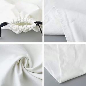 New Model Customized Recyclable Cotton <b>Drawstring</b> <b>Bag</b> with Custom Logo - Product Image 3