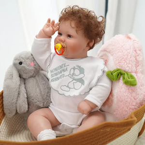 Muñecas Bebé <span class=keywords><strong>Reborn</strong></span> Realistas de 22 Pulgadas, con <span class=keywords><strong>Ojos</strong></span> <span class=keywords><strong>Abiertos</strong></span>, de Vinilo de Silicona Suave, Bebé <span class=keywords><strong>Reborn</strong></span> Realista - Product Image 6