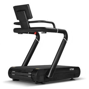 Slat Comfortable Commercial With 3HP AC Served Motor Cardio <b>Running</b> <b>Machine</b> Motorized Curved for H7000 High-Speed Performance Re - Product Image 3