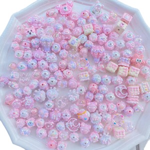 Cuentas acrílicas pintadas a mano de moda para joyería DIY estilo TikTok, accesorios al por mayor personalizados para pulseras y cadenas de teléfono. - Product Image 5