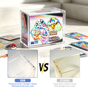 Boîte <span class=keywords><strong>de</strong></span> présentation ETB anti-UV <span class=keywords><strong>de</strong></span> qualité supérieure, fermeture magnétique, acrylique hautement transparent, étui pour cartes à collectionner Pokemoned, directement <span class=keywords><strong>de</strong></span> l'usine - Product Image 6