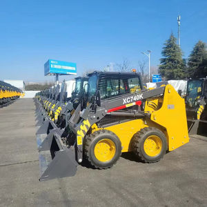 हॉट विक्रेता xc740k 0.7 टन मिनी स्किड स्टीड लोडर के लिए बहु-कार्य लोडर उपकरण - Product Image 1
