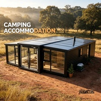 Maison préfabriquée moderne portable sur mesure OEM/ODM pour la vente aux États-Unis – Maison conteneur moderne assemblée pour séjours en extérieur, montage rapide