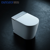 Hot Sale Smart One Piece Toilets Intelligent Wc Water Closed Bidet Seat Cover Smart Automatic Toilet Bowl