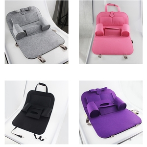 New Product Storage Polyester Felt Dark <b>Grey</b> Multi Pockets Sports Design <b>Handbag</b> Trunk Organizer for Car - Product Image 4