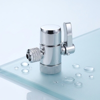 Robinet de cuisine et salle de bain moderne pour eau froide avec vanne de dérivation et raccords filtrants en acier inoxydable 304, port de tuyau 3/8''
