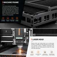 Équipement de découpe laser à fibre CNC de qualité supérieure pour le traitement des tôles métalliques, faible entretien, personnalisation OEM disponible