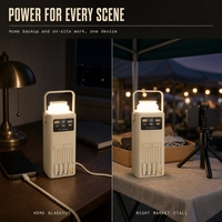 Chargeur portable haute capacité 22,5W 30 000mAh à charge rapide avec câble intégré USB-A/USB-C et lampe de camping pour activités extérieures