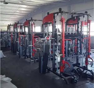 Pasokan langsung pabrik peralatan gym binaraga produk latihan Multi fungsi smith pull down XR1003 mesin jongkok