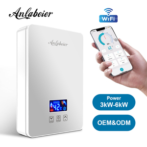 Chauffe-eau électrique instantané 3000-6000W 220-240V, personnalisation du logo, affichage LED, économie d'énergie, 55 degrés Celsius, pour usage commercial - Product Image 6