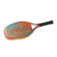 Raquette de tennis de plage en fibre de carbone et EVA, pointe lourde, antichoc, anti-chute, avec sac à balle pour l'entraînement des étudiants