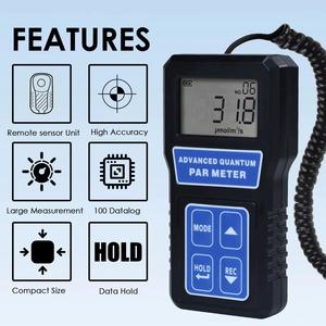 Compteur PAR numérique haute précision avec capteur distant pour l'éclairage horticole et l'illumination spectrale - Product Image 2