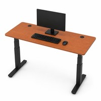 Base de bureau électrique réglable à double moteur, cadre de bureau assis-debout facile à assembler pour le bureau à domicile