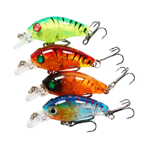 Esca <span class=keywords><strong>Artificiale</strong></span> Palmer 45mm 3G Minnow, Esche Dure Artificiali, Crankbait, Jerkbait, Attrezzatura da <span class=keywords><strong>Pesca</strong></span> per Bass <span class=keywords><strong>con</strong></span> Ami Tripli - Product Image 1